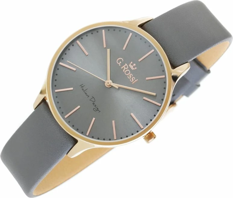 Orë dore femra G. Rossi 10317A8-1B3, gri/rozë e artë, me kuti