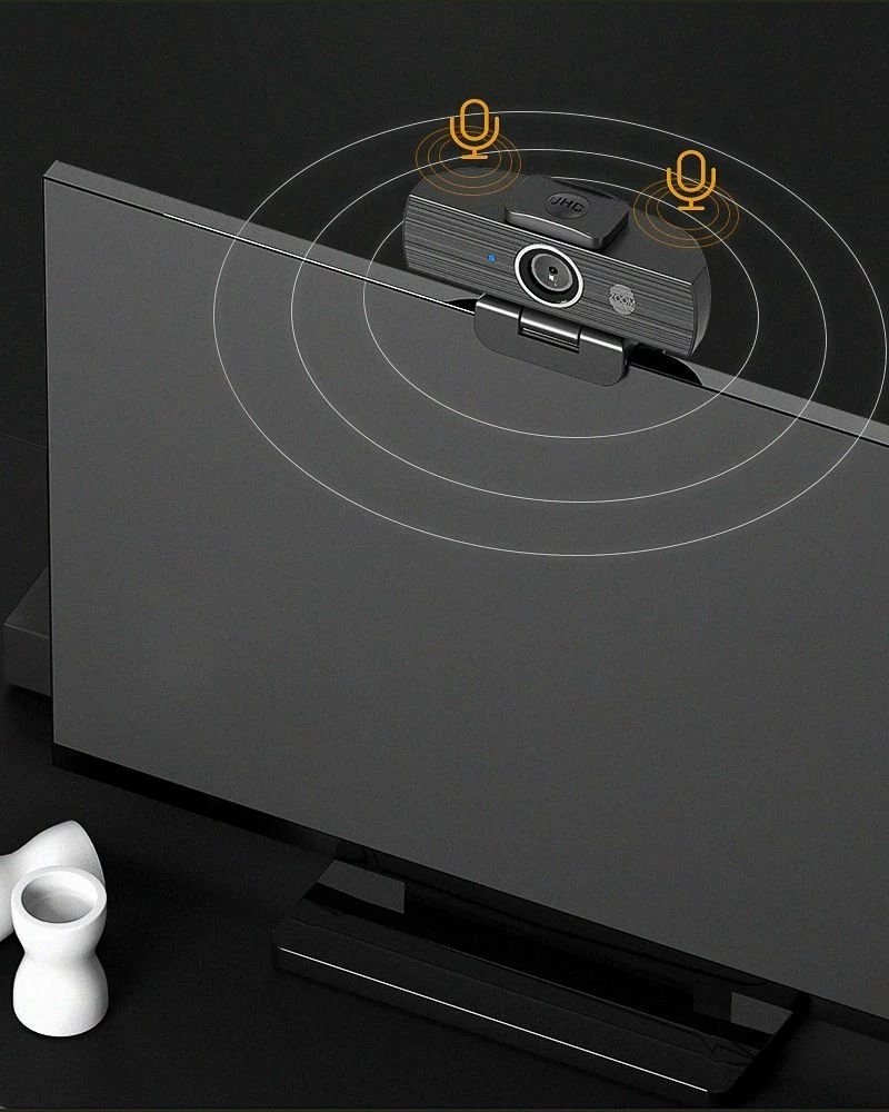 Webkamerë Mozos H500 4K USB-C 90° me mikrofon stereo, e zezë