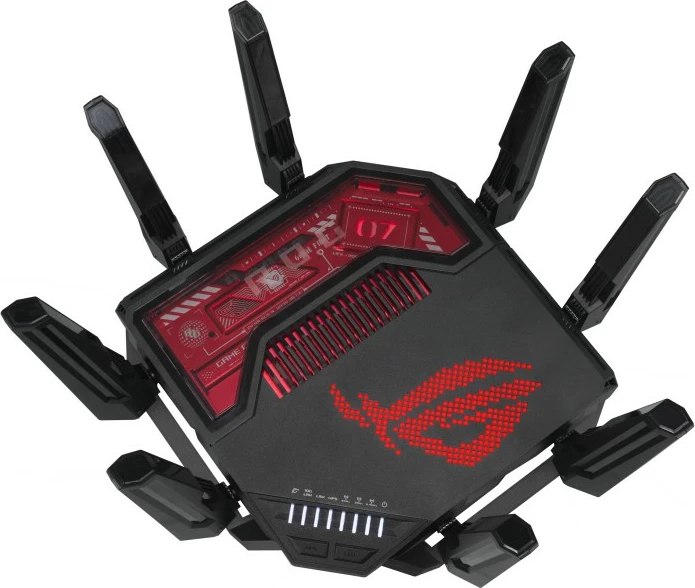 Router Asus ROG Rapture GT-BE19000, tri-band, 8 antena, WiFi 7, i zi