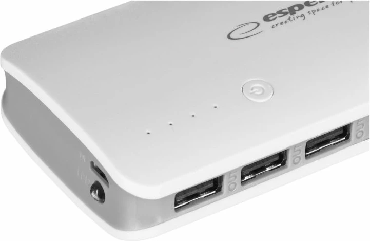 Power bank Esperanza Radium EMP106WE, e bardhë