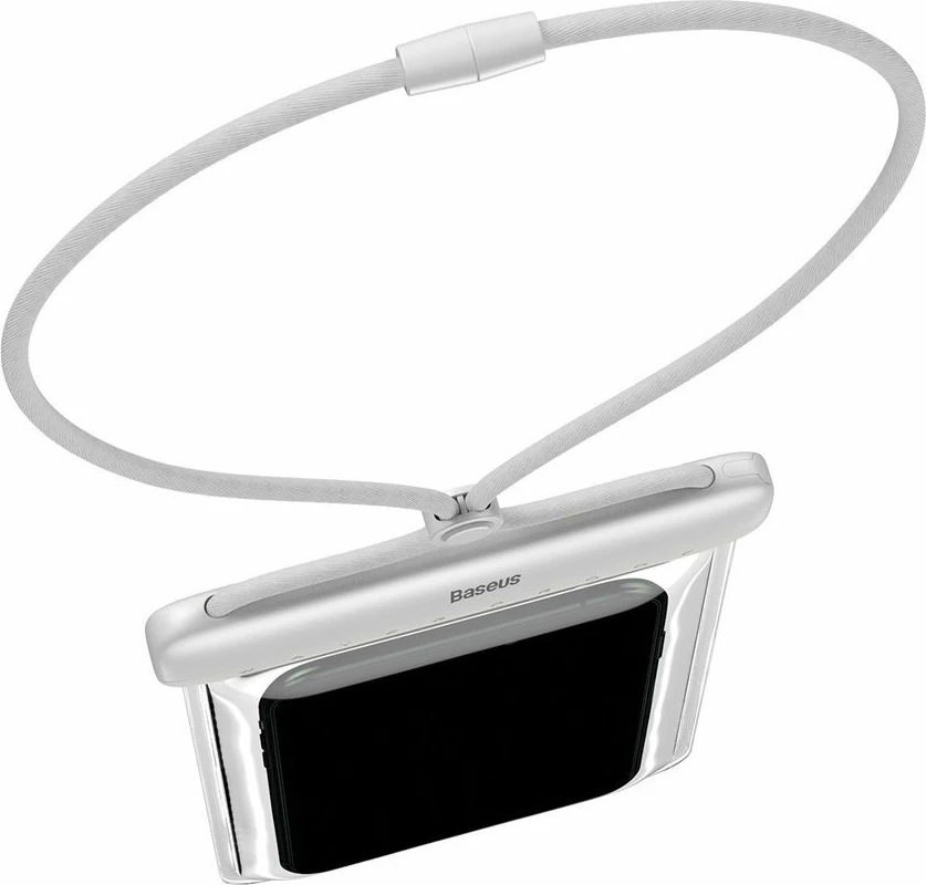Mbështjellës universal Baseus Let's go Slip Cover Waterproof Bag për celular deri 7.2 inç, IPX8, Bardhë