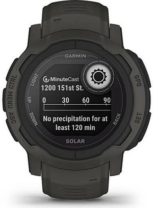 Smartwatch Garmin Instinct 2 Solar, 2.29 cm (0.9"), MIP, GPS, Graphite