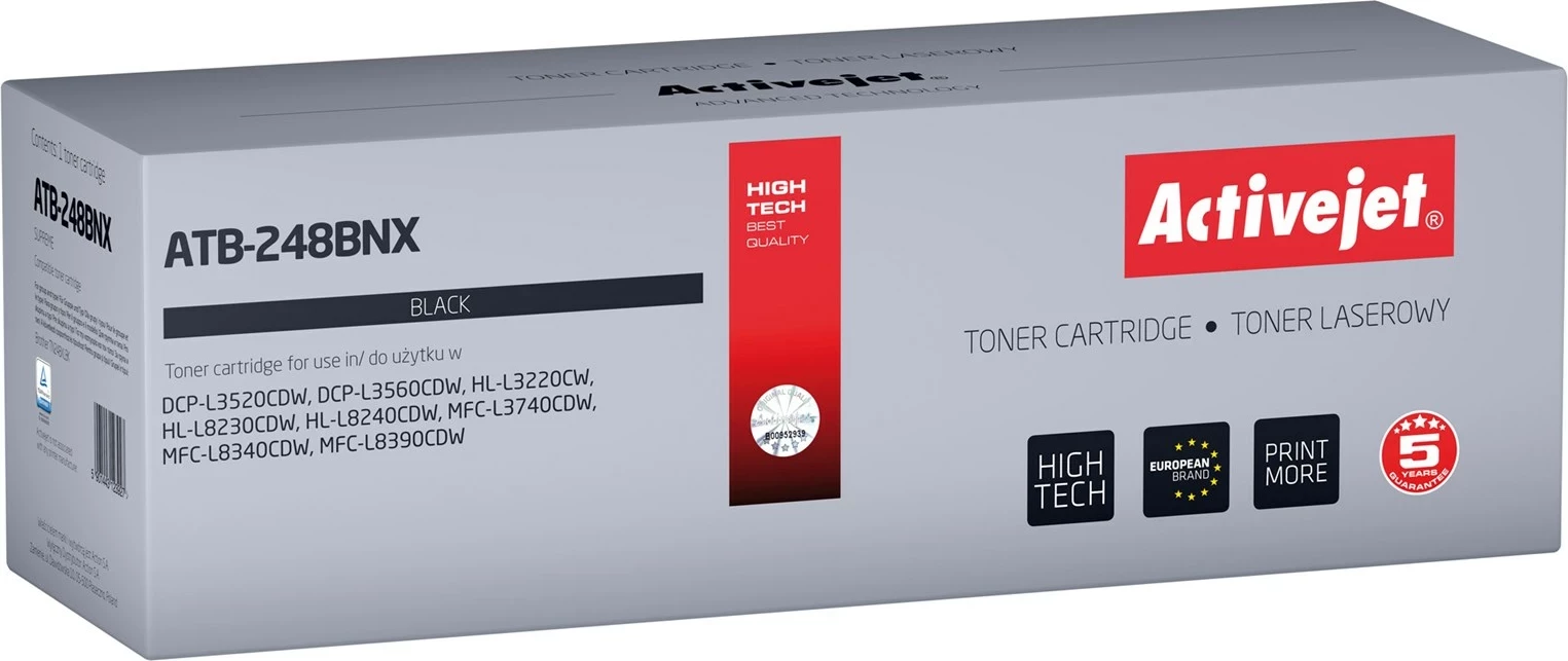 Toner Activejet ATB-248BNX për printer Brother, 3000 faqe, i zi