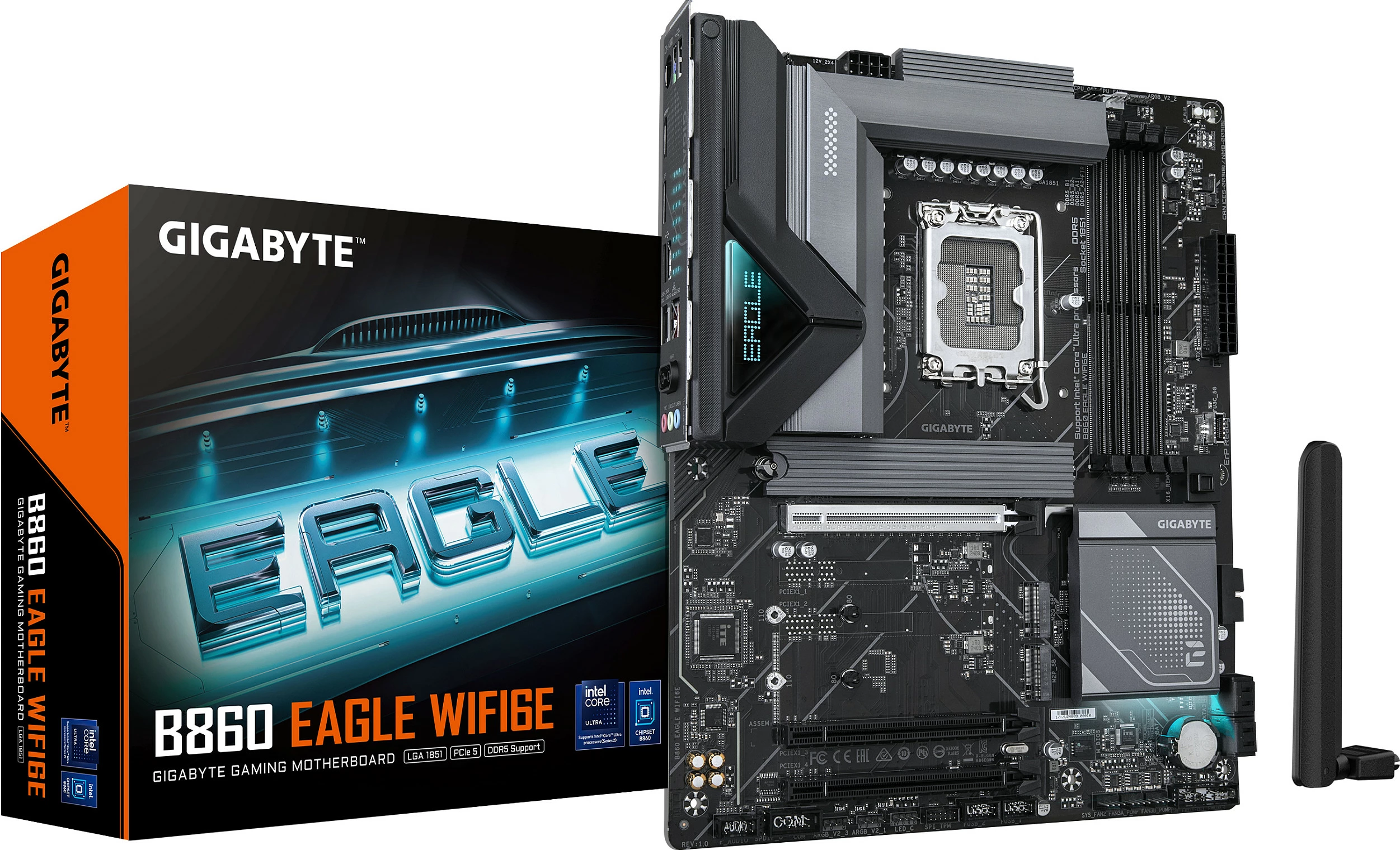 Kartelë grafike Gigabyte B860 EAGLE WIFI6E, 16GB, e zezë