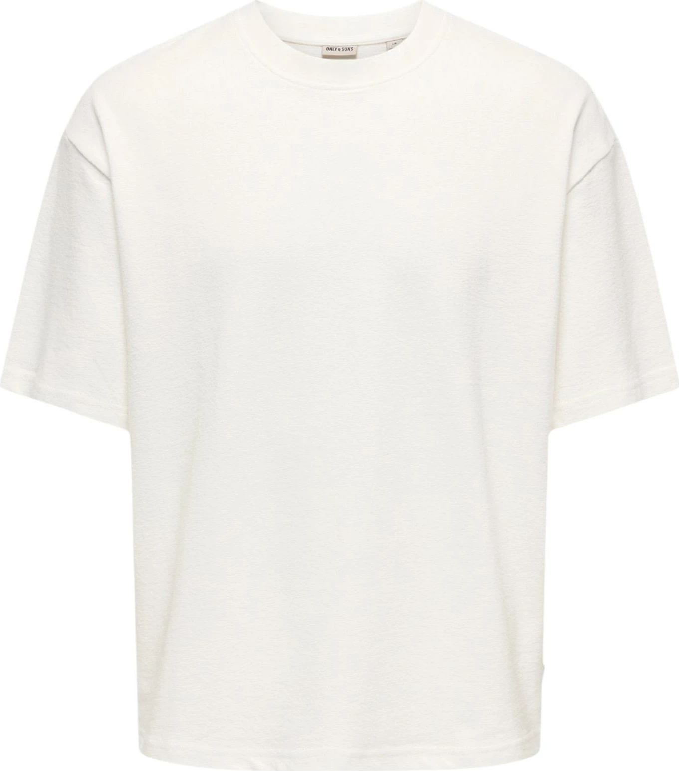 Maicë për meshkuj Only & Sons Onslenny Ovz Ss Strct Tee Noos 22036392, krem [Madhësia: L]