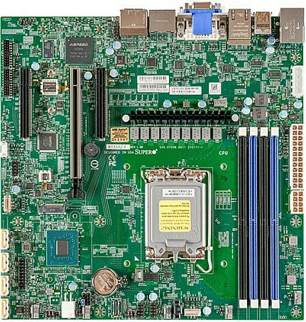 Pllakë amë Super Micro X13SAZ-F, Micro-ATX, LGA 1700, për server