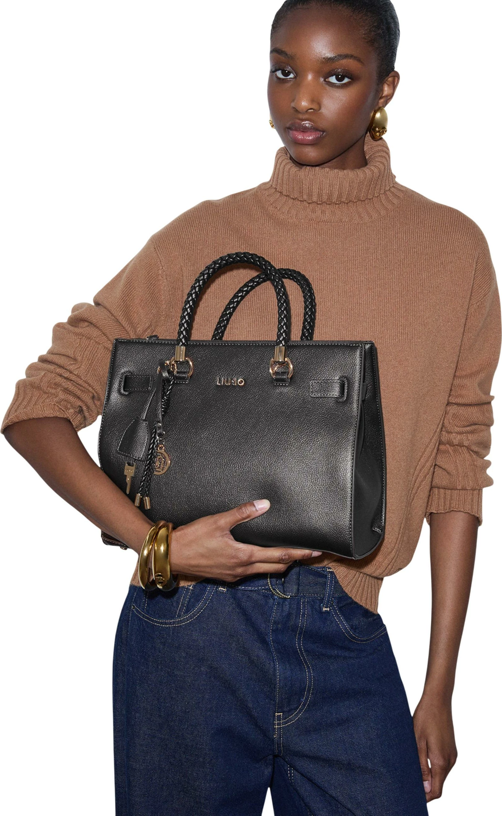 Çantë shopper Liu Jo AF6086 E1019, e zezë