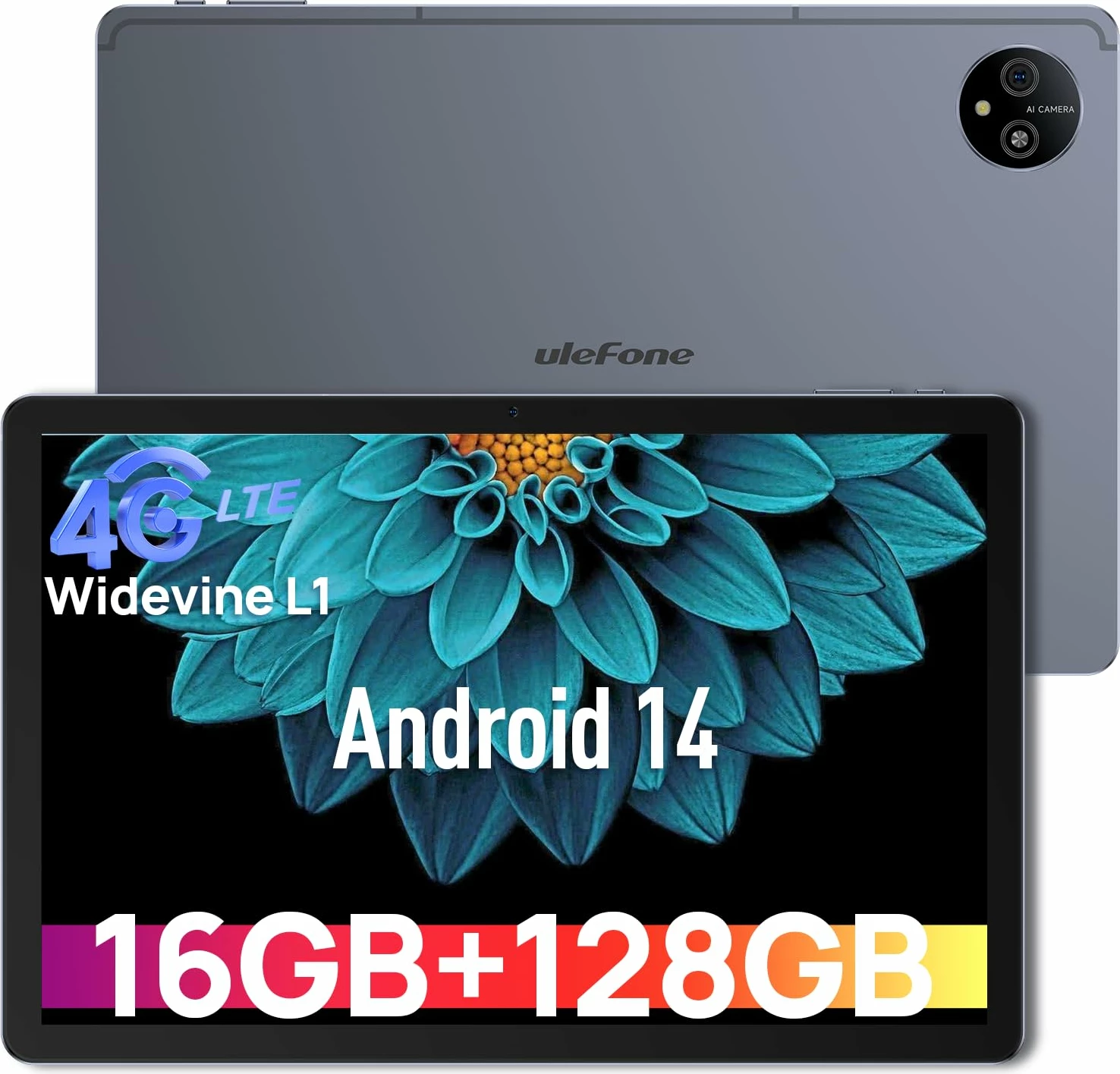 Tablet ULEFONE Tab A11 Pro 8GB RAM 256GB, Space Gray