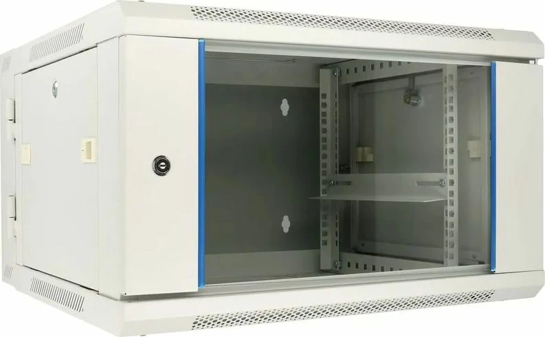 Kabinet rack për mur ExtraLink AZH EX.12936 19\" 6U 600x600mm, gri