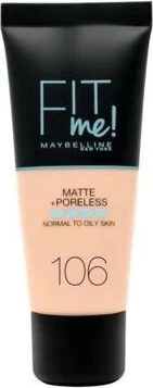 Krem pudër Maybelline Fit Me, Matte+Poreless, no.106, 30ml