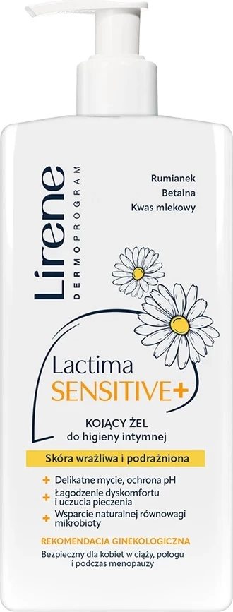 Xhel për higjienë intime Lirene Sensitive+ për femra, 300ml