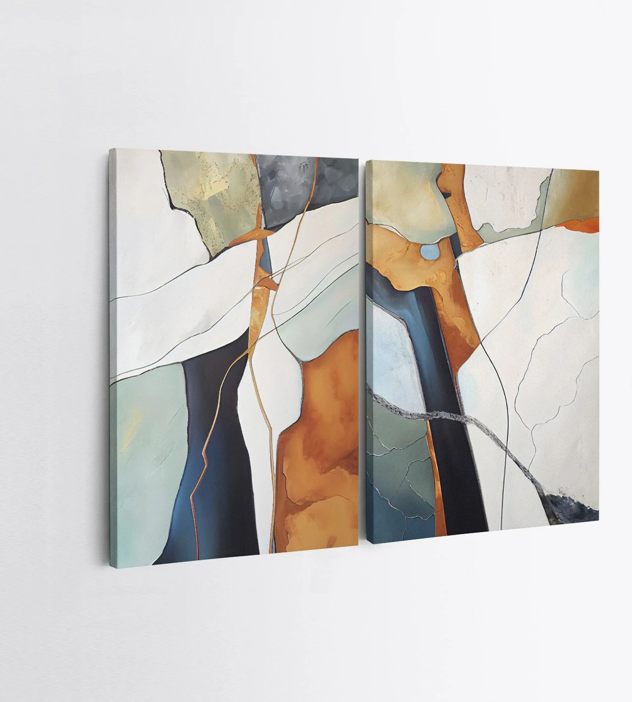 Pikturë dekorative në kanavacë (2 copë), Wallity, 2KNV4348, 50x70cm