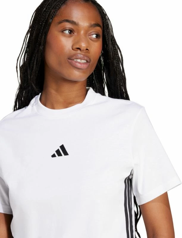 Maicë adidas për femra, e bardhë