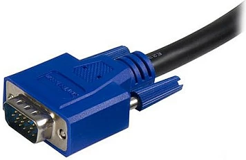 Kabllo KVM StarTech 1.8m USB-A+VGA në USB-B+VGA, e zezë