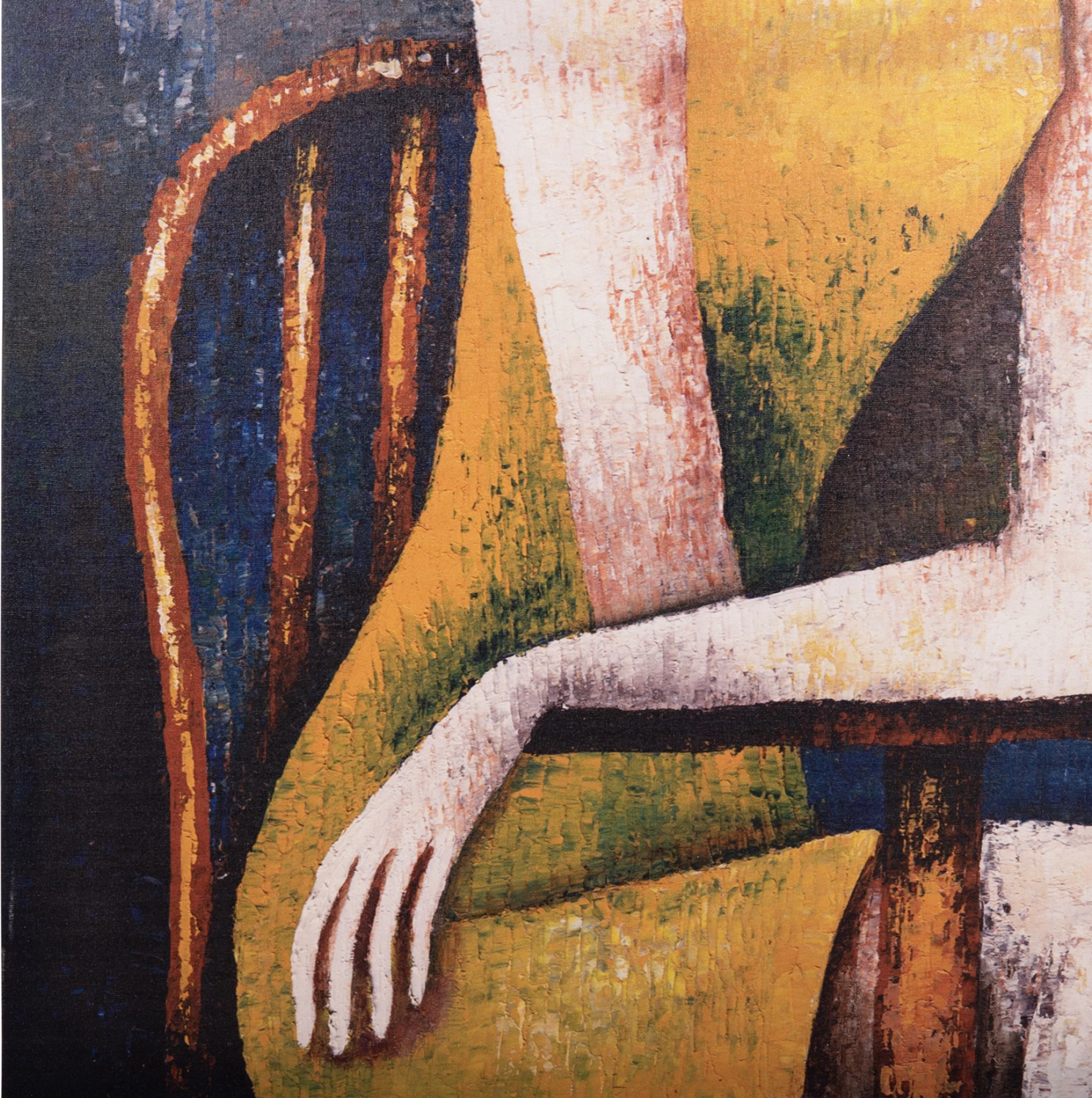 Pikturë muri GOBI, kanavacë e printuar, 68x2.5x98cm