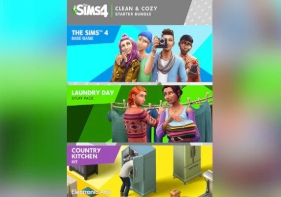 The Sims 4 - Clean & Cozy Starter Bundle EN/DE/FR/IT/PL/PT/ZH/ES Global