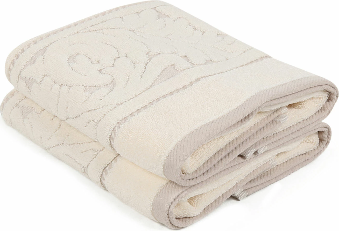 Set peshqirësh duarsh (2 copa), Mijölnir, Sultan, krem