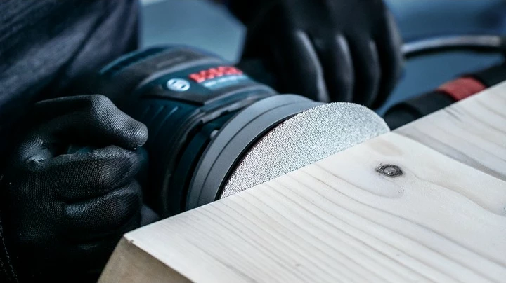 Rrjetë lëmimi Bosch Expert M480, 5 copë, 15 cm, për lëmues orbital, grit 80