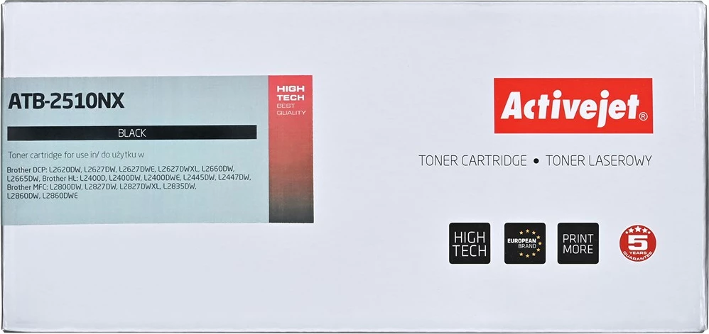 Toner Activejet ATB-2510NX për Brother, TN2510XL, Supreme, 3000 faqe, zi