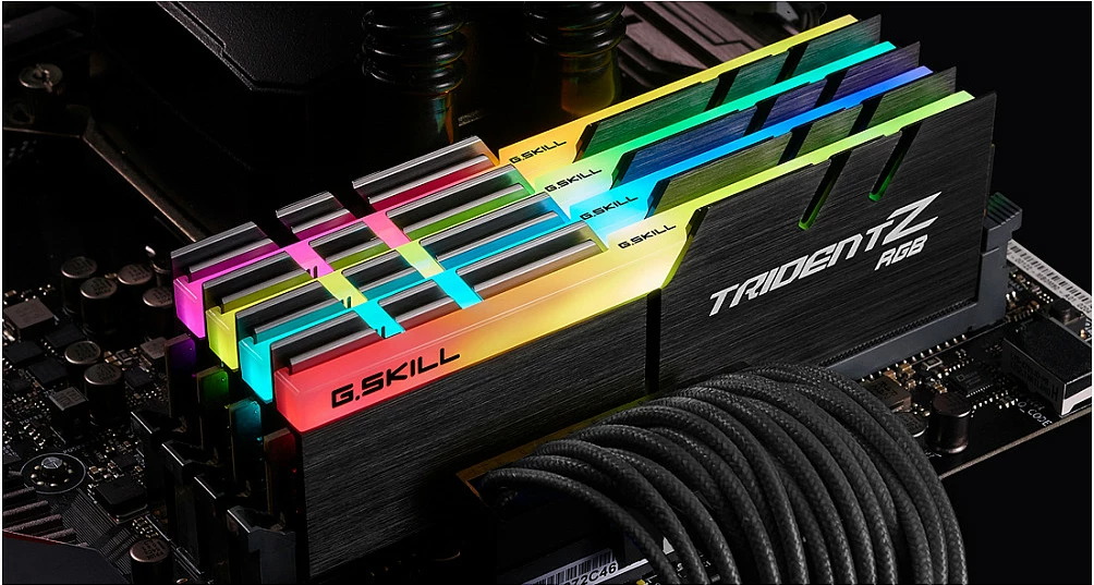 RAM Memorje G.Skill Trident Z RGB 64GB (4x16GB) 3600MHz, e zezë