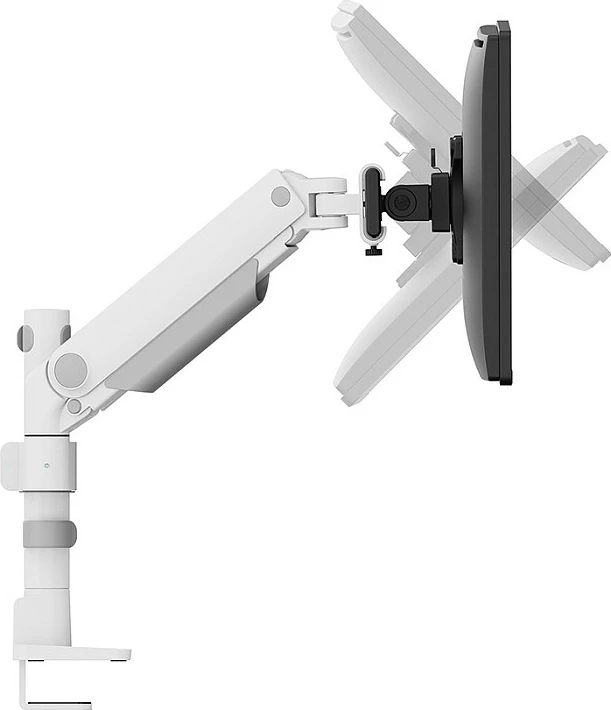Krah monitori Neomounts DS65S-950WH2, Clamp/Grommet, 11 kg, 61 cm (24"), 86.4 cm (34"), 100 x 100 mm, Bardhë