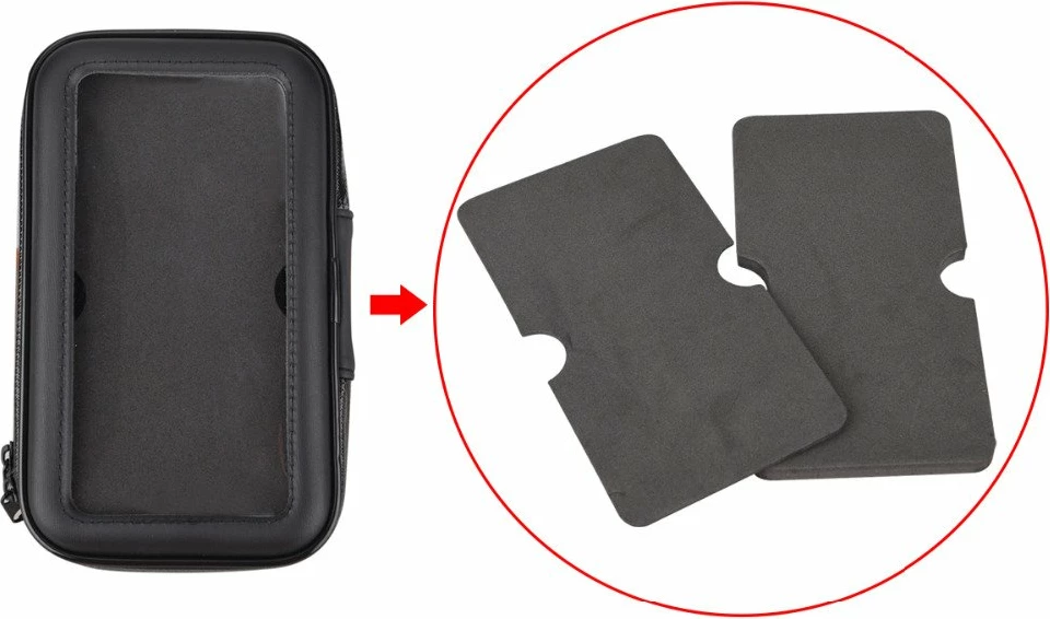 Mbështjellës universal për celular Hurtel, madhësia XL, i papërshkueshëm nga uji, i zi