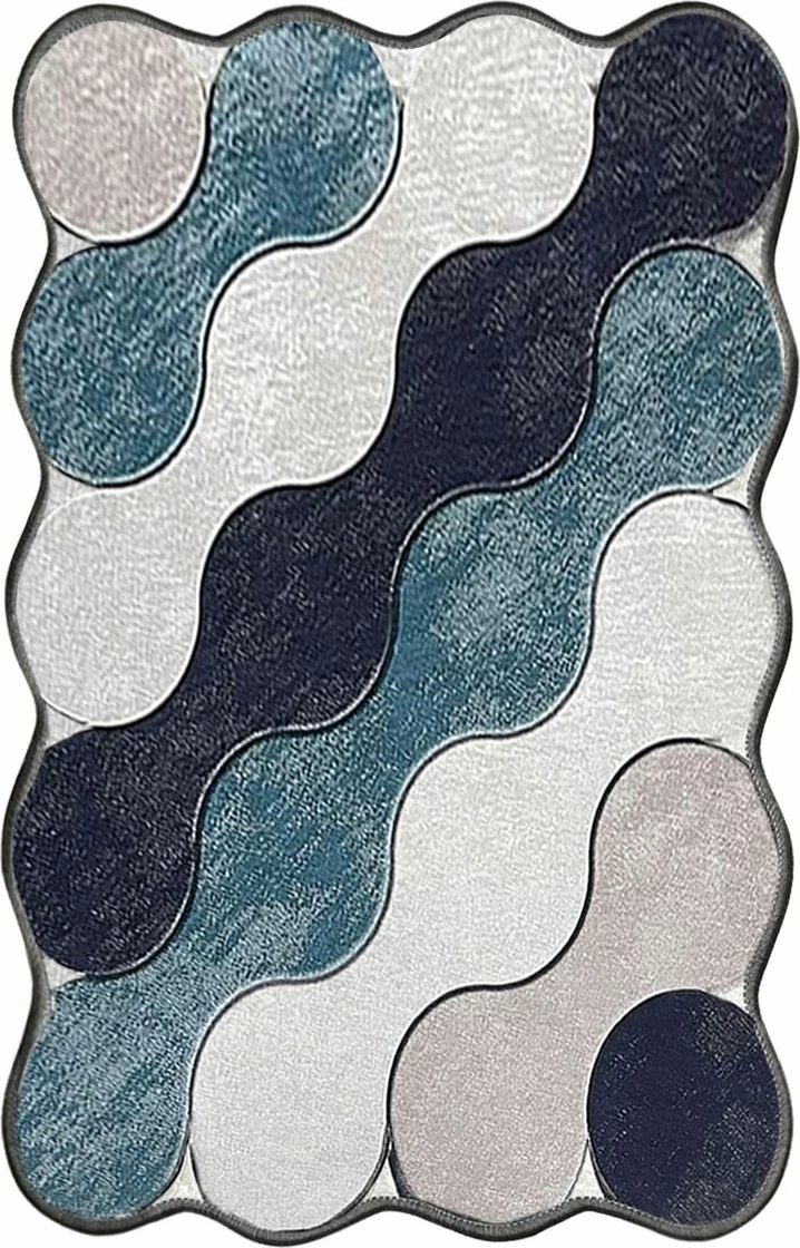 Qilim Conceptum Hypnose, rrethor, blu, 80x120cm