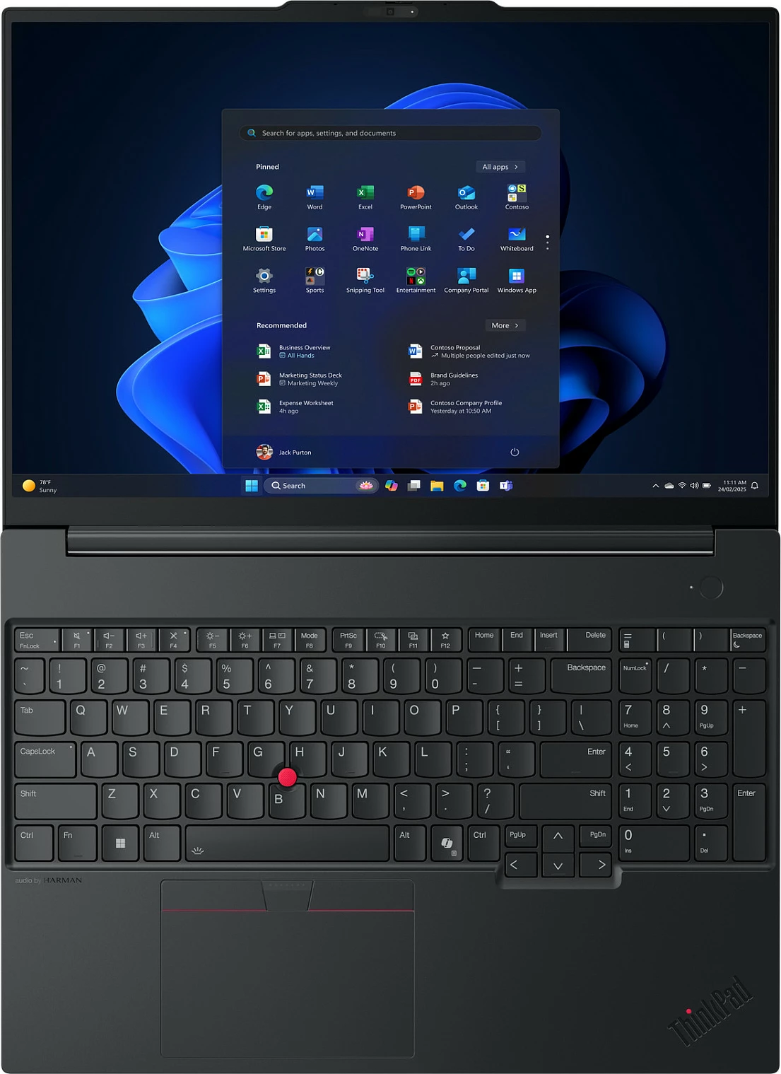 Laptop Lenovo ThinkPad E16 Gen 3 22AY, Core Ultra 5 228V, 32GB RAM, 1TB SSD, 16" WUXGA, Windows 11 Pro, i zi