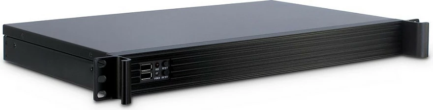 Kasë serveri rack 1U Inter-Tech K-126L, e zezë