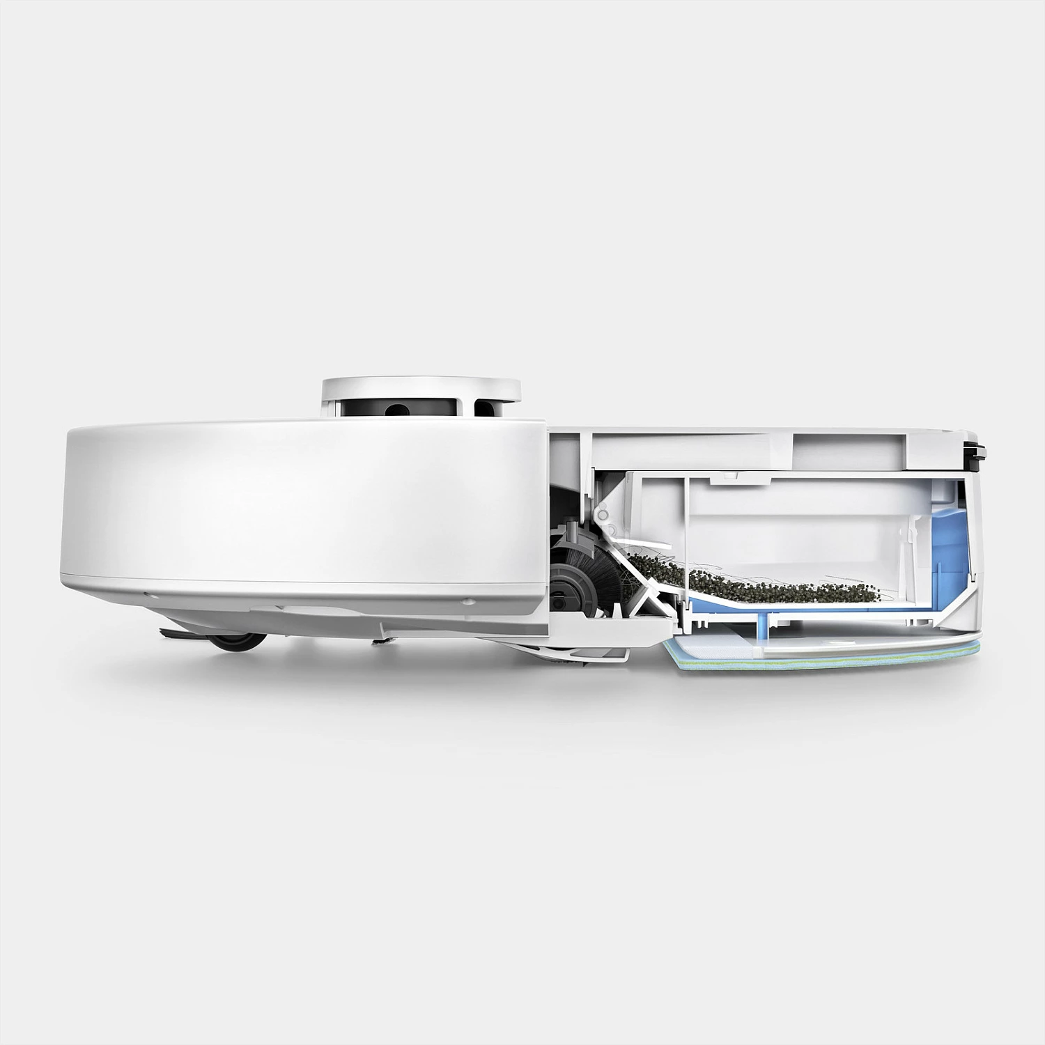 Fshesë robotike Kärcher RVC 3 Comfort, LiDAR, Wi‑Fi, mopim i lagësht, 2600 mAh, e bardhë