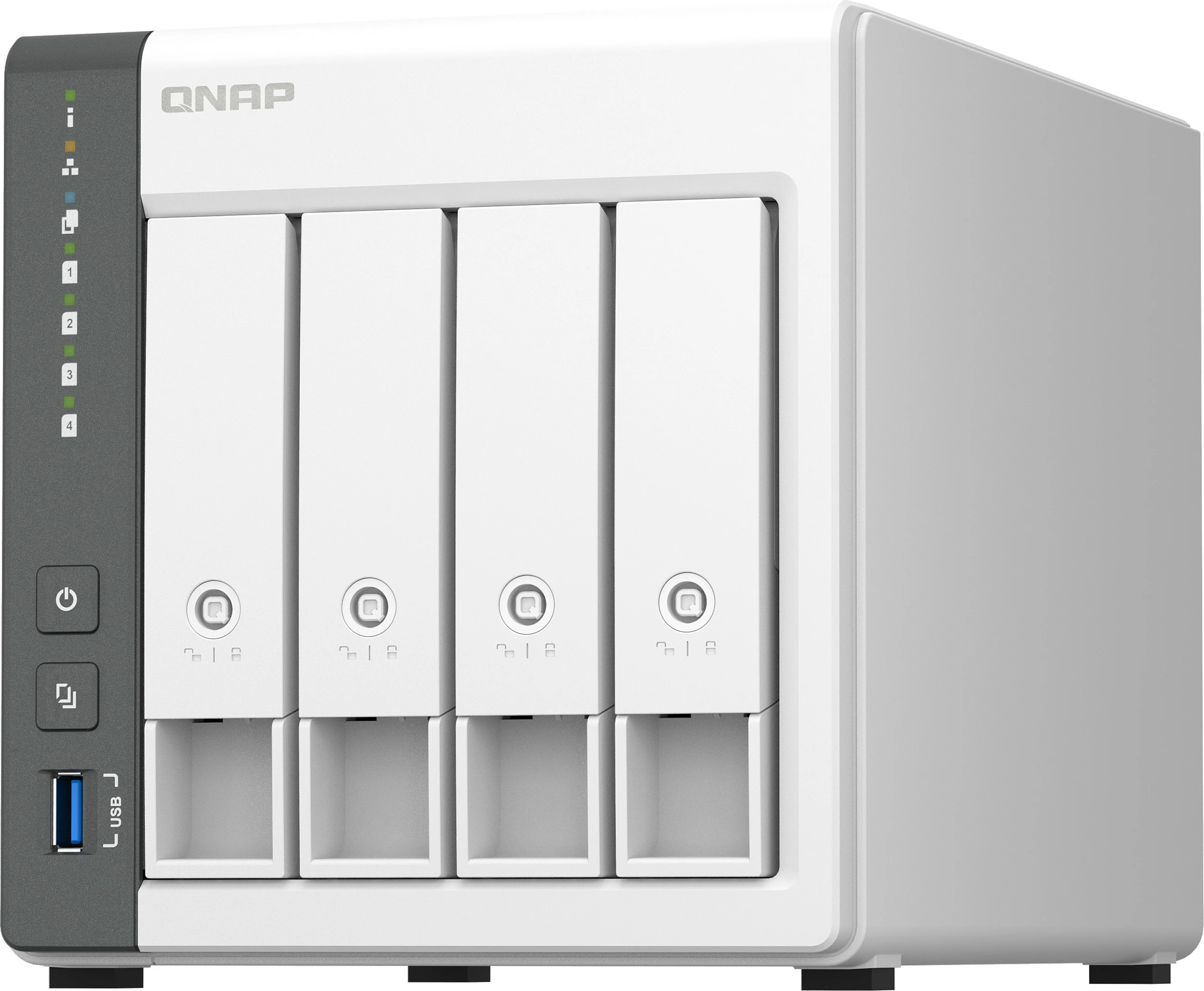 NAS QNAP TS-433, Tower, ARM Cortex-A55, 4 GB, QNAP QTS