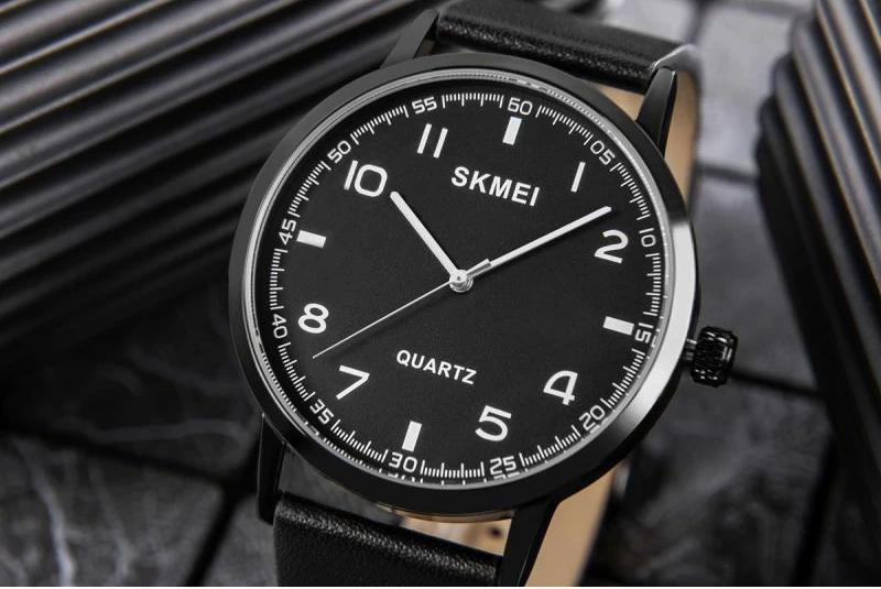 Orë dore për meshkuj Skmei, e zezë