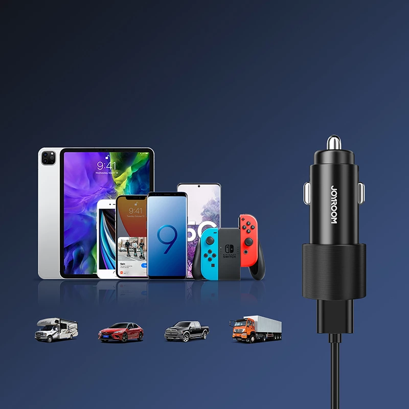 Karikues veture Joyroom JR-CL10, 2x USB, 24W, i zi