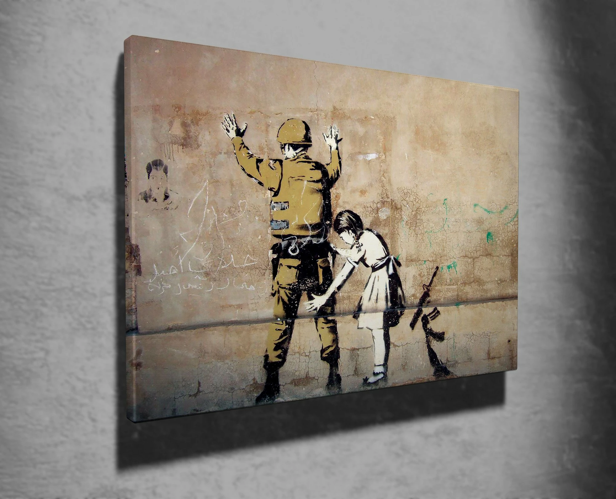 Pikturë dekorative në kanavacë, Banksy, WY14, 50x70cm