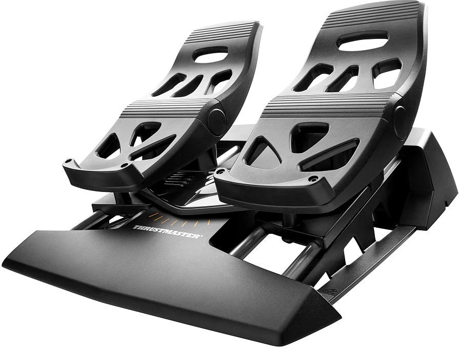 Pedale rudder fluturimi Thrustmaster TFRP, USB/RJ12, për PC/PS4/Xbox