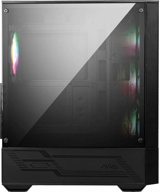 Kasë MSI MAG Forge 112R ARGB Midi Tower ATX, tempered glass, pa furnizues rryme, e zezë
