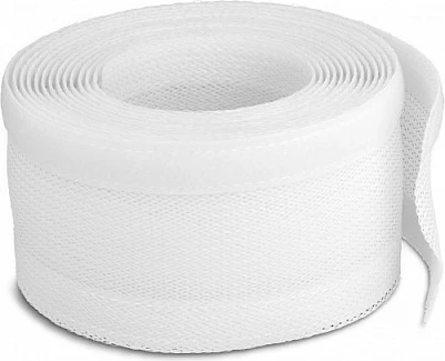 Mbështjellës i thurur për kabllo DeLOCK 5m x 32mm, me Velcro, i bardhë