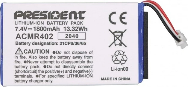 Radio CB portabile PRESIDENT Jerry, AM/FM, me ekran, e zezë