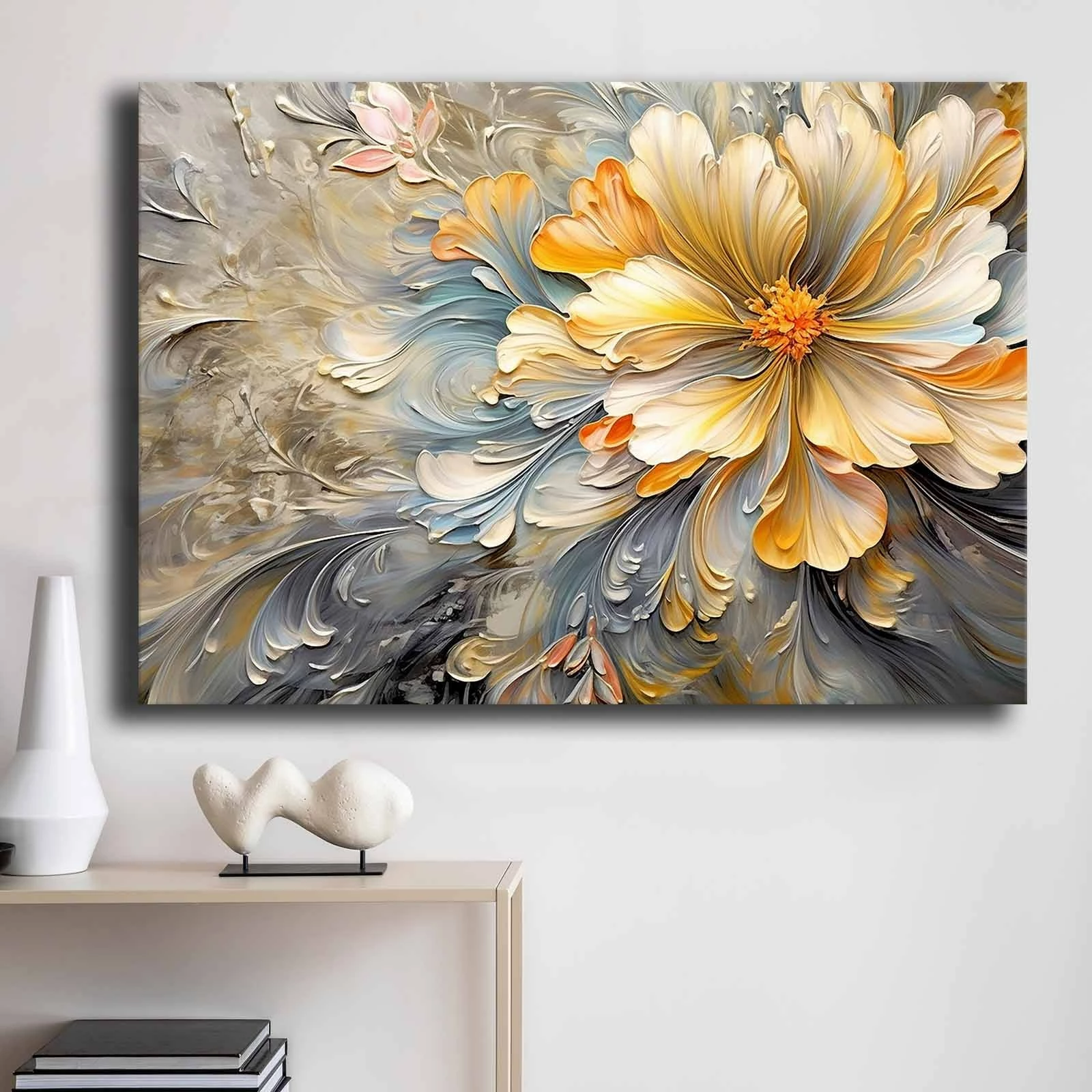 Pikturë dekorative në kanavacë Wallity, shumëngjyrëshe, 70x100cm