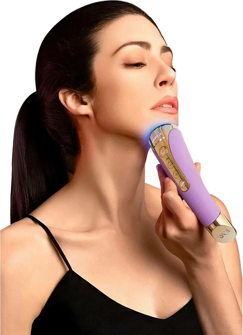Pajisje anti-age FAQ 101 RF + LED, pa kabllo, Amethyst, set me mbajtëse + çantë udhëtimi