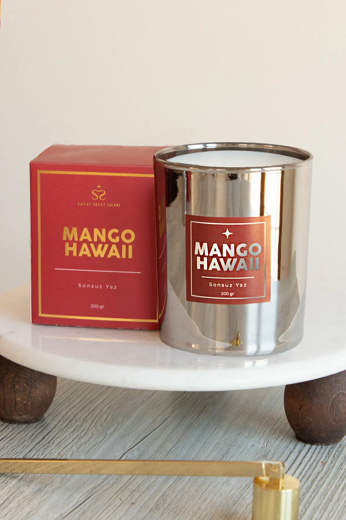 Qiri aromatik Evila Originals, ngjyrë argjendi, Mango