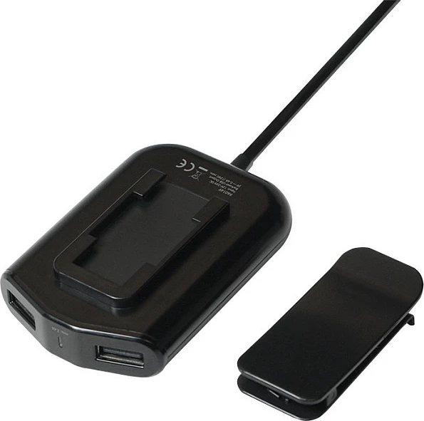 Karikues veture USB LogiLink, 4 porta (2+2), 24W, i zi