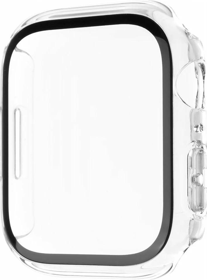 Mbështjellës mbrojtës FIXED Pure me xham të kalitur për Apple Watch 44mm, transparent