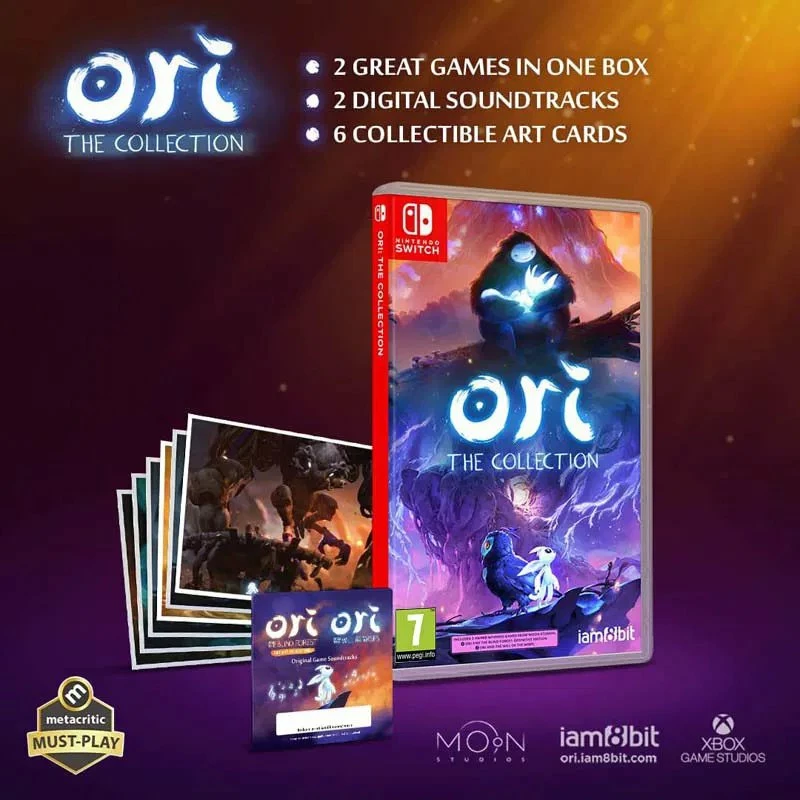 Lojë Nintendo Switch iam8bit Ori: The Collection (2 lojëra, PEGI 7, 6 art cards, 2 soundtrack digjital)