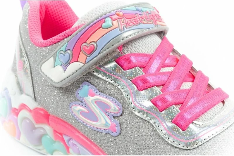 Atlete për fëmijë Skechers S Lights LED, gri [Madhësia: 28]