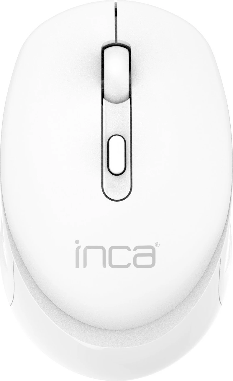 Maus wireless Inca IWM-243RB, 1600 DPI, Candy Design, i bardhë
