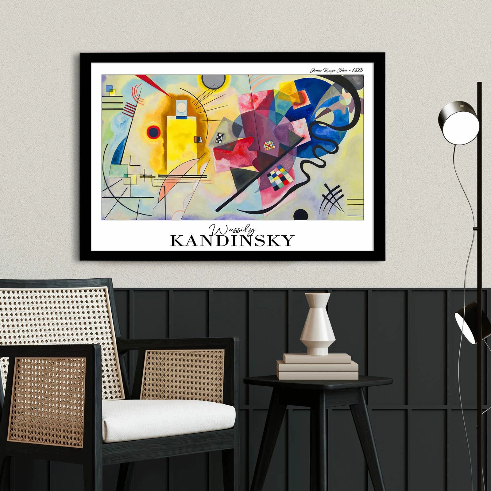 Pikturë dekorative me kornizë Wallity, 4262SYHKANDINSKY-014
