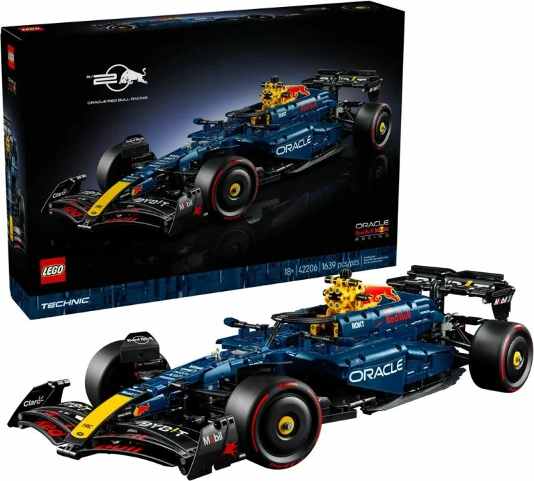 Set LEGO Technic Oracle Red Bull Racing RB20 F1, kuq