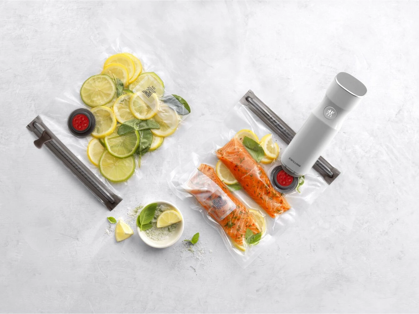 Qese vakumi Zwilling, set, 200x230mm, rezistente -18 deri 92°C, transparente