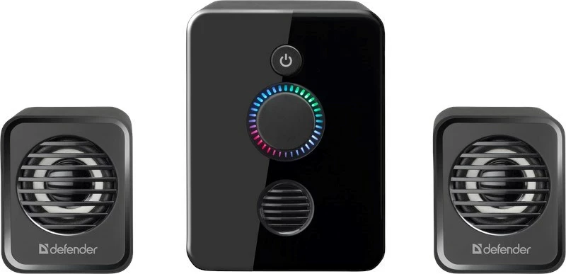 Altoparlantë Defender V12, 11W, USB, të zeza